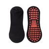 1 Paar Unisex-Bodensocken, rutschfeste Unterseite aus Silikon, einfarbig, hohe Elastizität, Schweißabsorption, Yoga-Socken für Erwachsene, Heim-Sport-Trampolinsocken