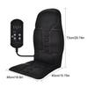 Electric Vibrator Full Body Massage Cushion with Infrared Therapy and Heating for Back Neck Waist Car Home Office Use