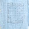 B.V.D 60s Vintage Check Pattern Short Sleeve Cotton Shirt S Light Blue Men's Used