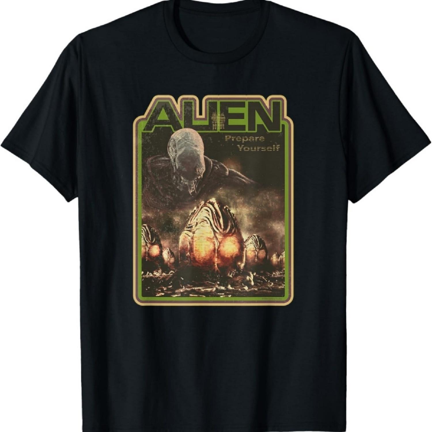 

Alien Xenomorph Prepare Yourself Retro T-Shirt XXXXXL чорний