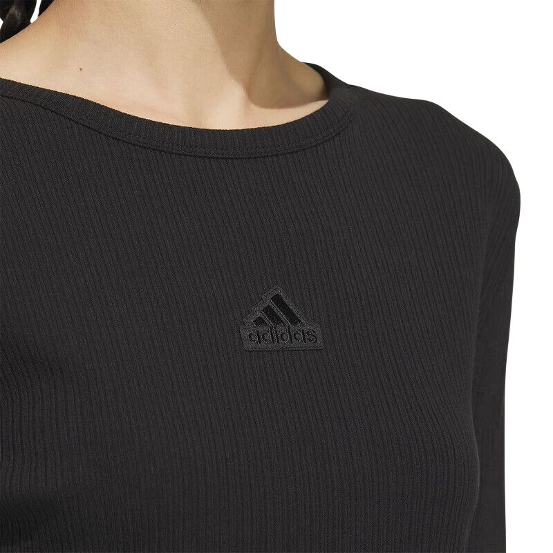New Adidas SS24 T Shirt Women's Black JJ3597
