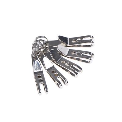 5ks Mini Edc Gear Pocket Závěsný klip Závěsný kroužek na klíče Klíčenka