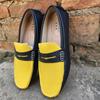 Pánské mokasíny Ručně vyráběné Boty z pravé kůže Ležérní řidičské ploché boty Nazouvací mokasíny Pánské Smíšené barvy Velikost 48 Pánské boty