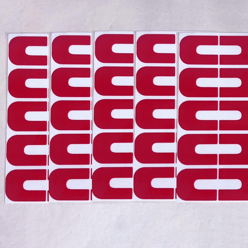 Nail Polish Overflow Prevention U-Shaped Stickers for Nail Art