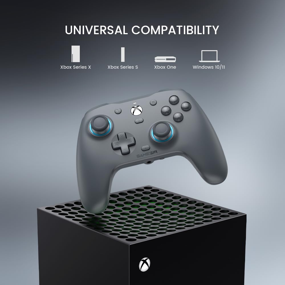 GameSir G7 SE Wired Controller for Xbox One, Xbox Series X|S, and PC, Gamepad with Hall Effect Joystick and 3.5mm Audio Jack