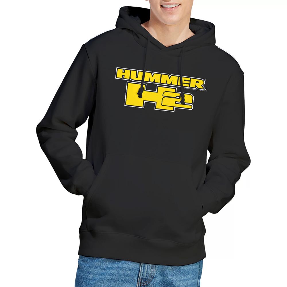 Hummer Unisex Adult H2 Block Logo Hoodie