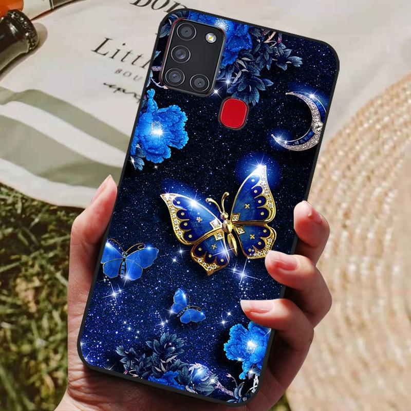 For Samsung A21S Case Phone Cover Silicone Soft TPU Back Cover for Samsung Galaxy A21S Case A 21S A21 S A217F Fundas Bumper