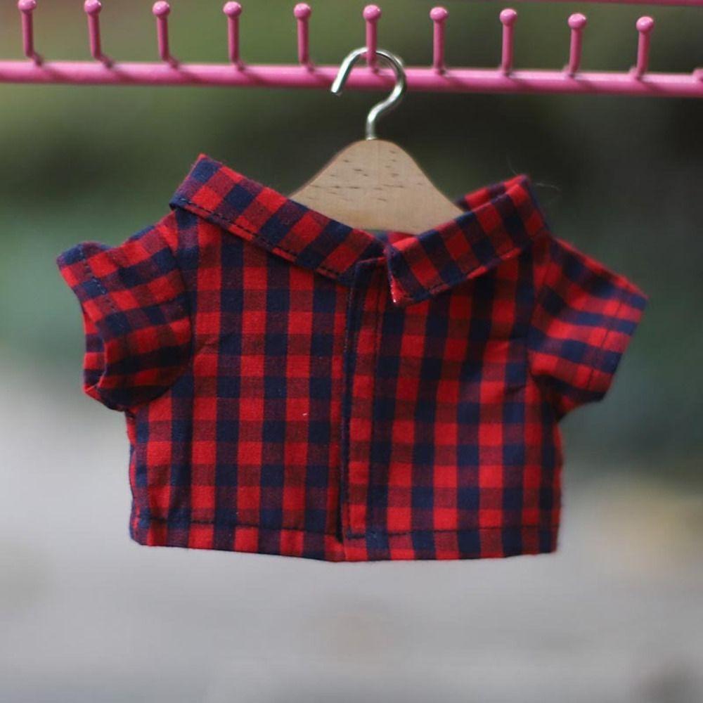 Fashion Style Doll T-shirt Multicolors Mini Clothes Idol Doll Outfit  15/20cm Cotton Stuffed Dolls