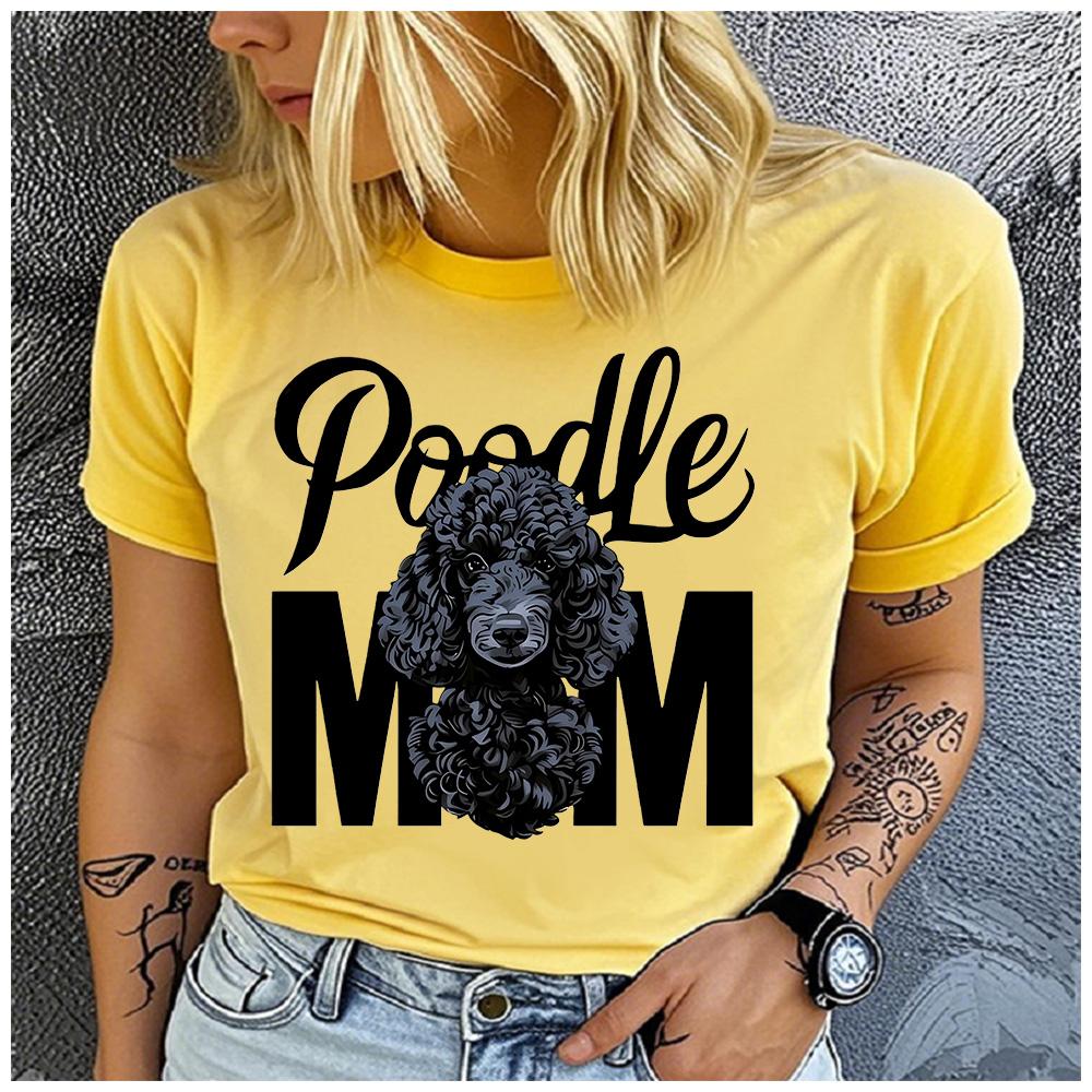 Polyester 100% It's Going To Be A Long Day Dachshund Graphic Women T-Shirt Funny Wiener Dog Lover Casual Tee