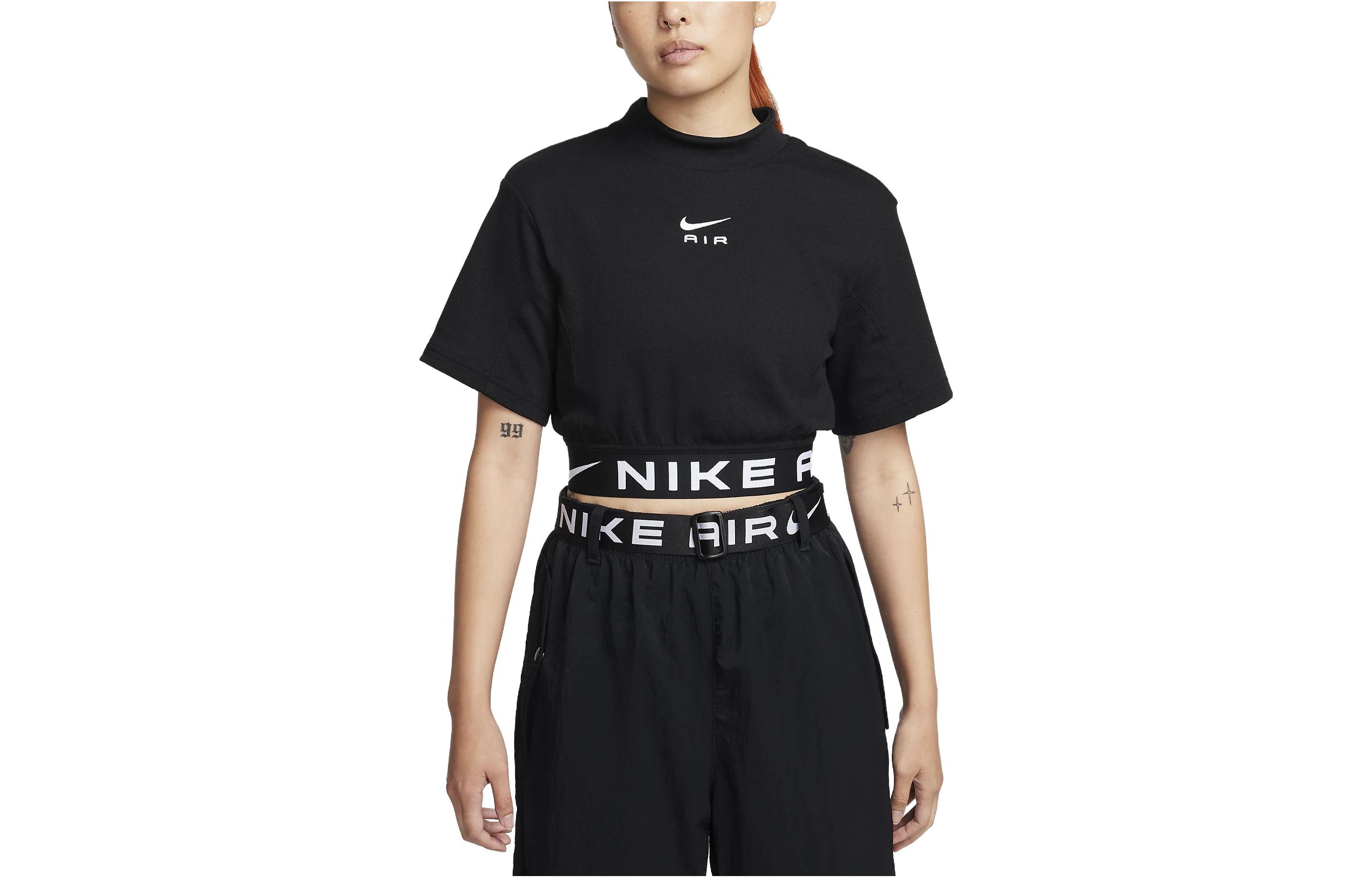 

Nike T Shirts Women s Black Crew Neck Moderate Other FB8247-010 L