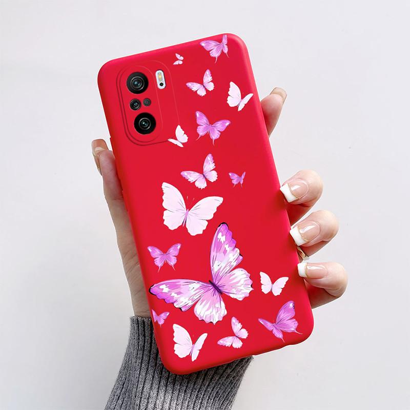 For Xiaomi POCO F3 Case POCO F3 5G Cover Cute Butterfly Astronaut Cartoon Soft Silicone Phone Case For Poco F3 GT PocoF3 Fundas