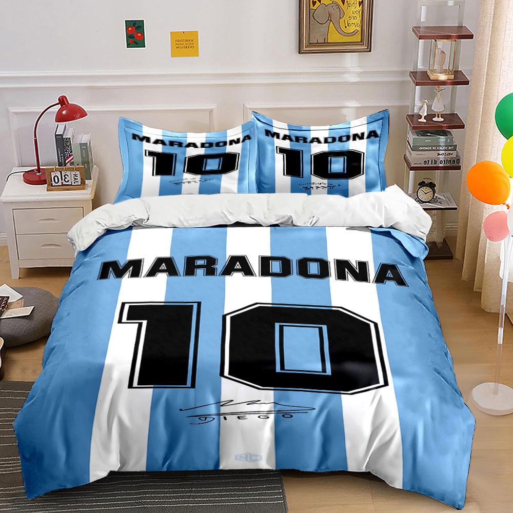 

Blue stripes, Maradona, 10 . Bedding sets Duvet cover sets Duvet covers Pillowcases(1 * Duvet Cover 2 * Pillowcases, without duvet insert) 135x200cm