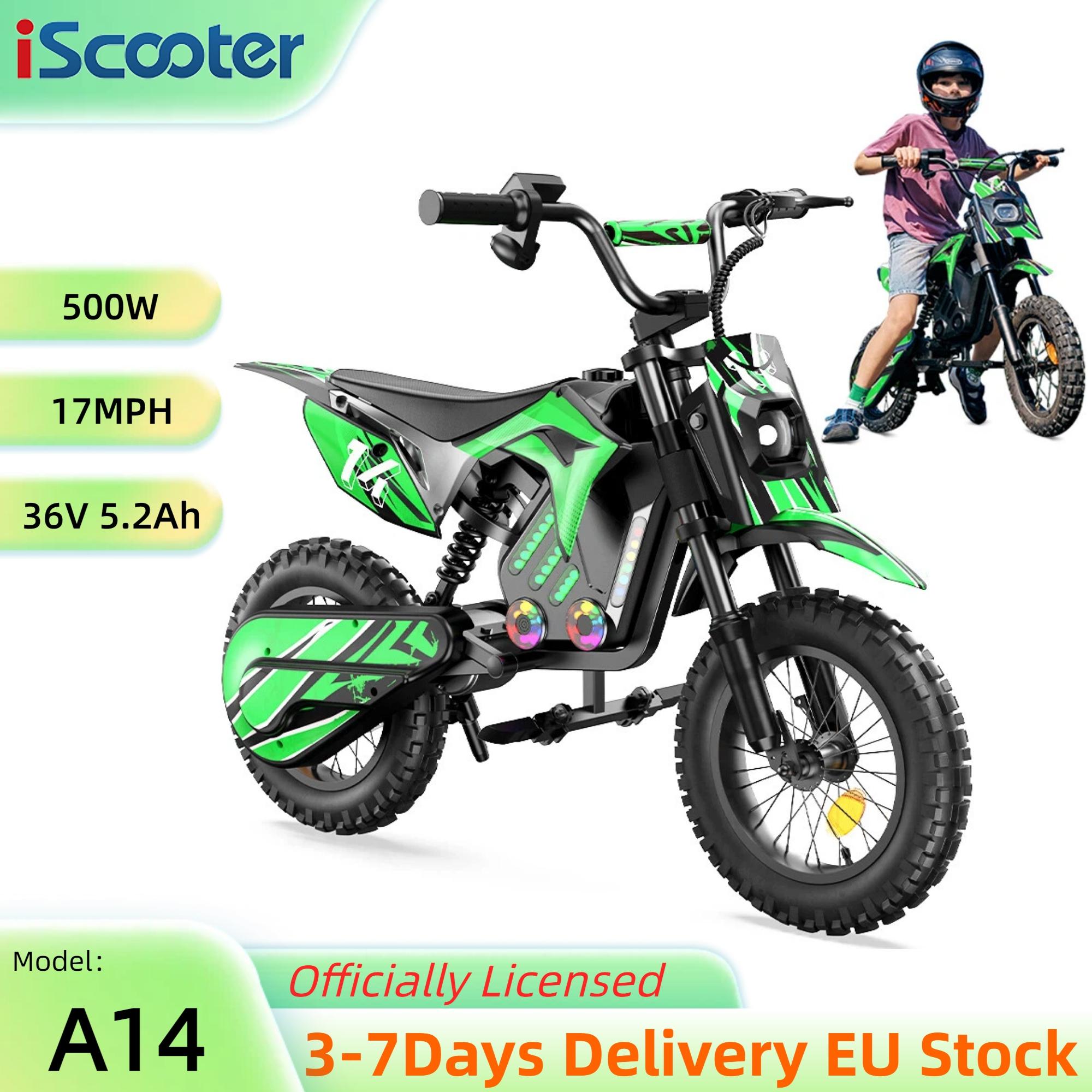 IScooter A14 27KM/H Bērnu elektriskais motocikls