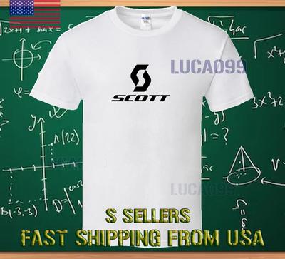 NUOVA T-SHIRT SCOTT SNOWBOARD RACING LOGO T shirt DIVERTENTE TAGLIA S-5XL