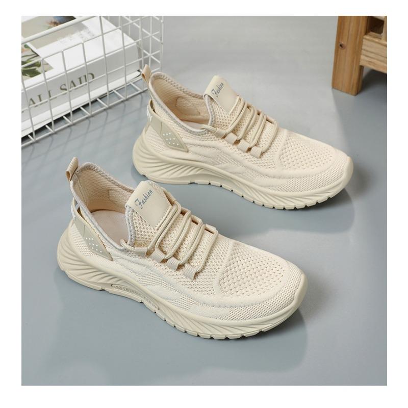 Damskie wiosenne nowe buty do biegania rekreacyjnego Flying Weaving Damskie buty sportowe pojedyncze
