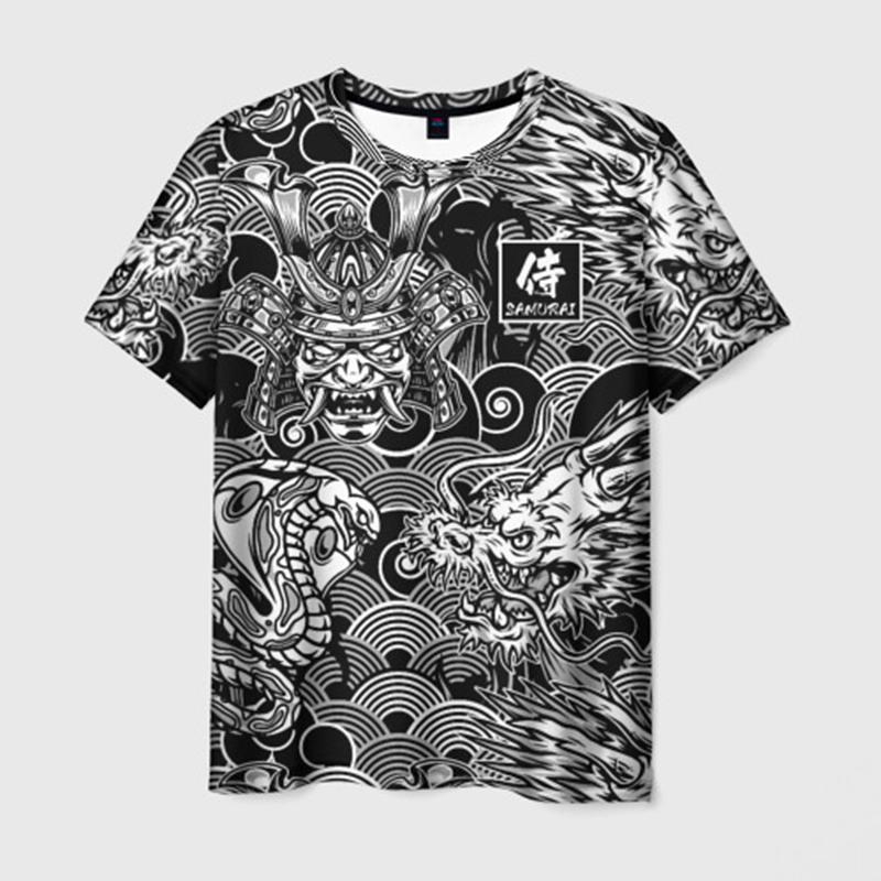 

Mysterious Dragon T-shirt Men s Clothing Street Personality Casual T Shirts 3D Full Printed Cool Pattern Streetwear Tee Top 6XL