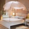 Foldable Mongolian Yurt Mosquito Net: No-Installation, Anti-Fall, Full Cover for Home and Dorms