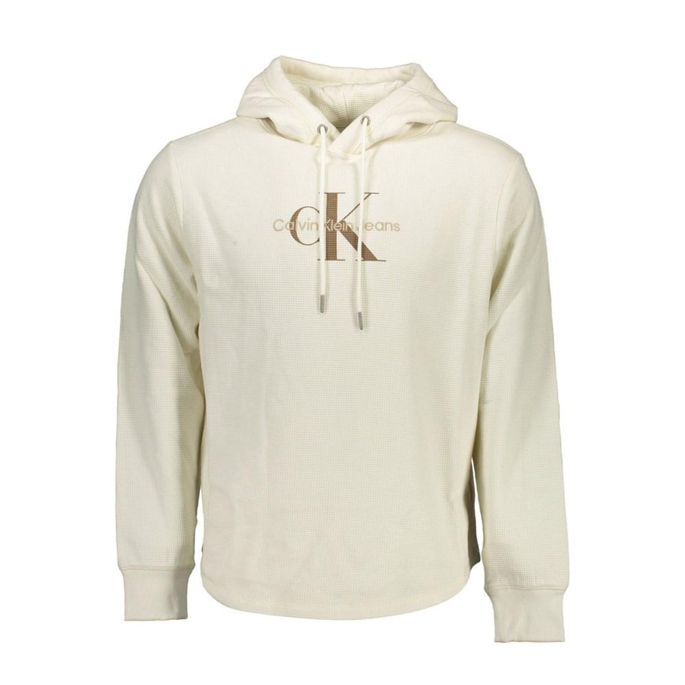 Calvin Klein - Kapuzenpullover Weiß Bestickt Druck - Sweatshirts & Hoodies - Herren - Weiß - Xl - Bild 3