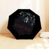 1pc Wednesday, Gothic Family Themed Umbrella for Men & Women, Valentine's Day Christmas Decorative Umbrell013