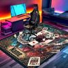 Custom Name Personalized Harley Quinn Print Carpet, Versatile Home Decor Rug, for Playroom, Apartment, Balcony, Entryway, Hallway Gift