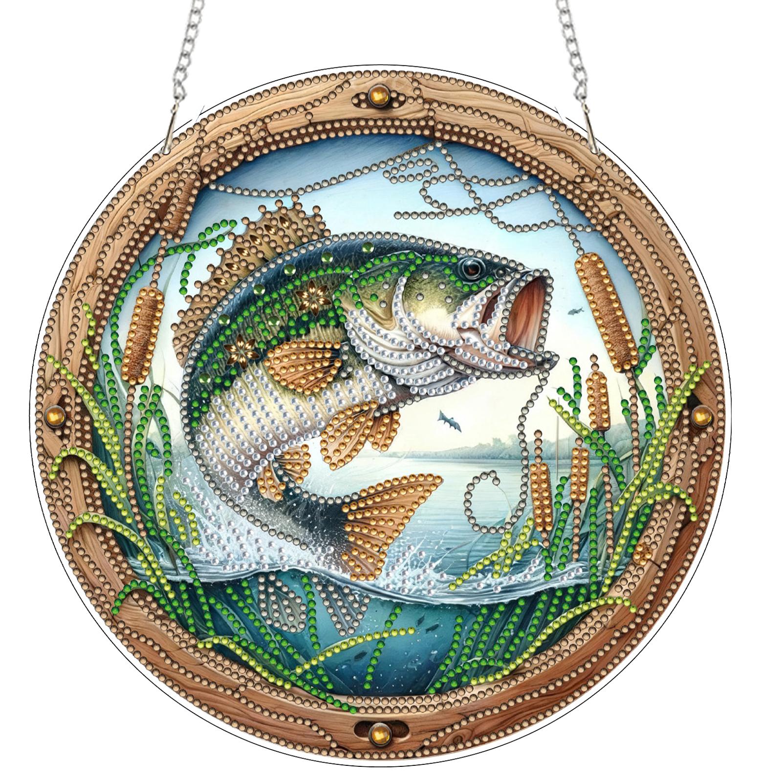 

Landscape 2D Flat DIY Diamond Art Pendant Acrylic Diamond Painting Charms Kits for Adults Gift Home Wall Or Window Decor