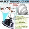 5-Pack Blender O-Ring Gasket Seal - Fits Hamilton Beach Blender/Food Processor Replacement Parts