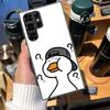 Cute Cartoon Duck Cases Phone Case for Samsung Galaxy S26 Ultra S25 Edge S24 S23 FE S21 Plus S20 S22 S10 Cover TPU Capa Shell Sh
