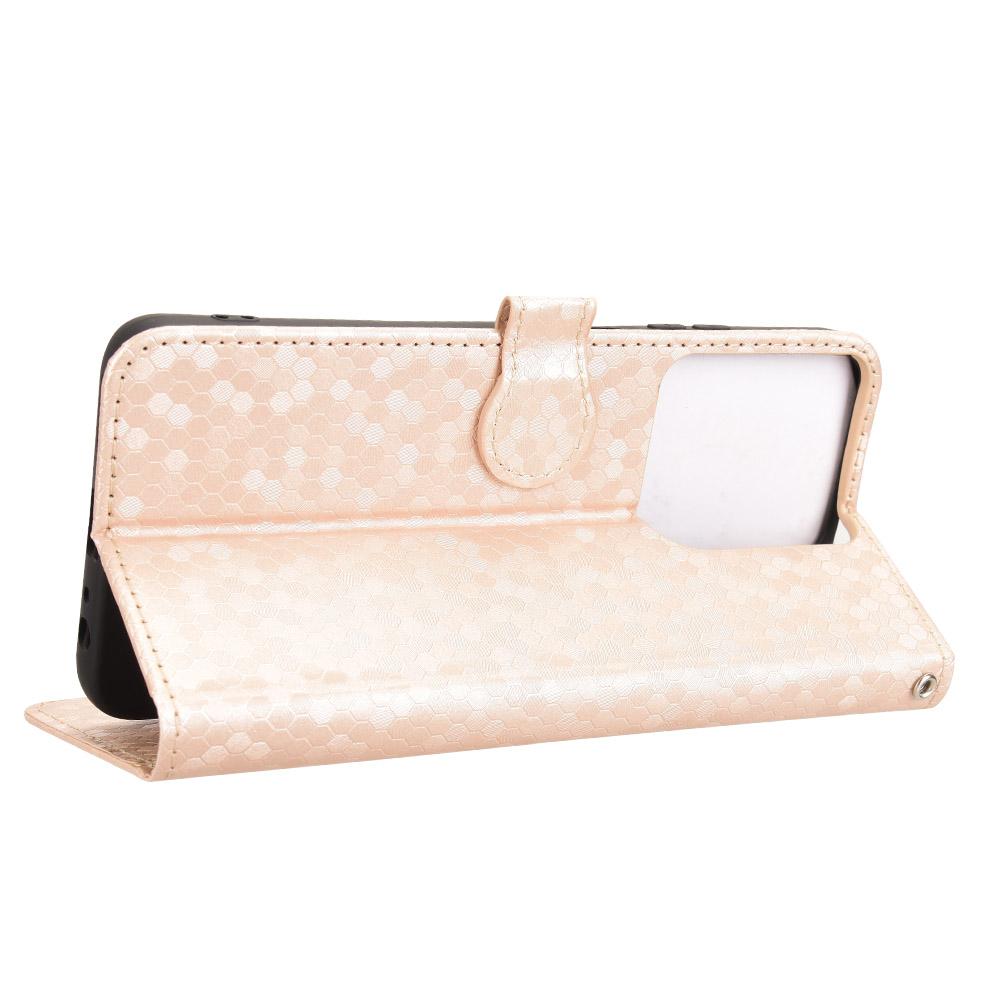 For Motorola Moto G 5G (2025) Wallet Case Dot Pattern Imprint PU Leather Phone Cover