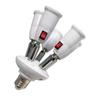 360 Grad verstellbarer 2/3/4/5 in 1 E27 Splitter Steckdosenadapter E27 Standard LED-Birnen verstellbar für Büroflur
