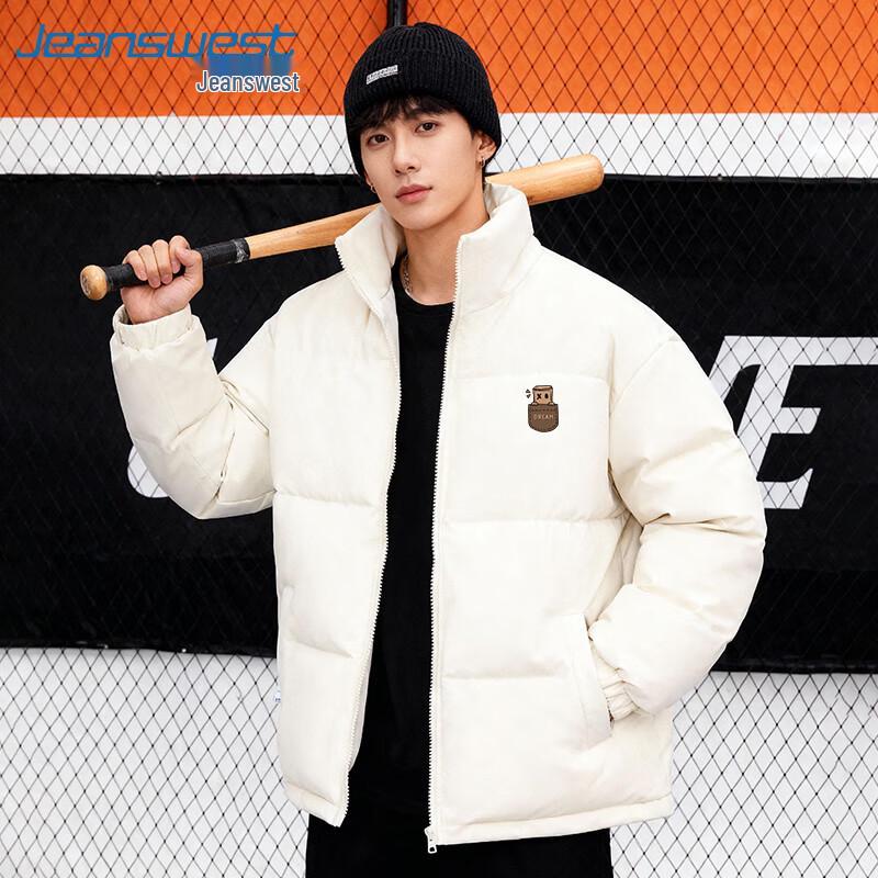 

Jeanswest Мужская и Парная Мультяшная Куртка-Бумажный Пакет на Флисовой Подкладке с Набивкой 4XL