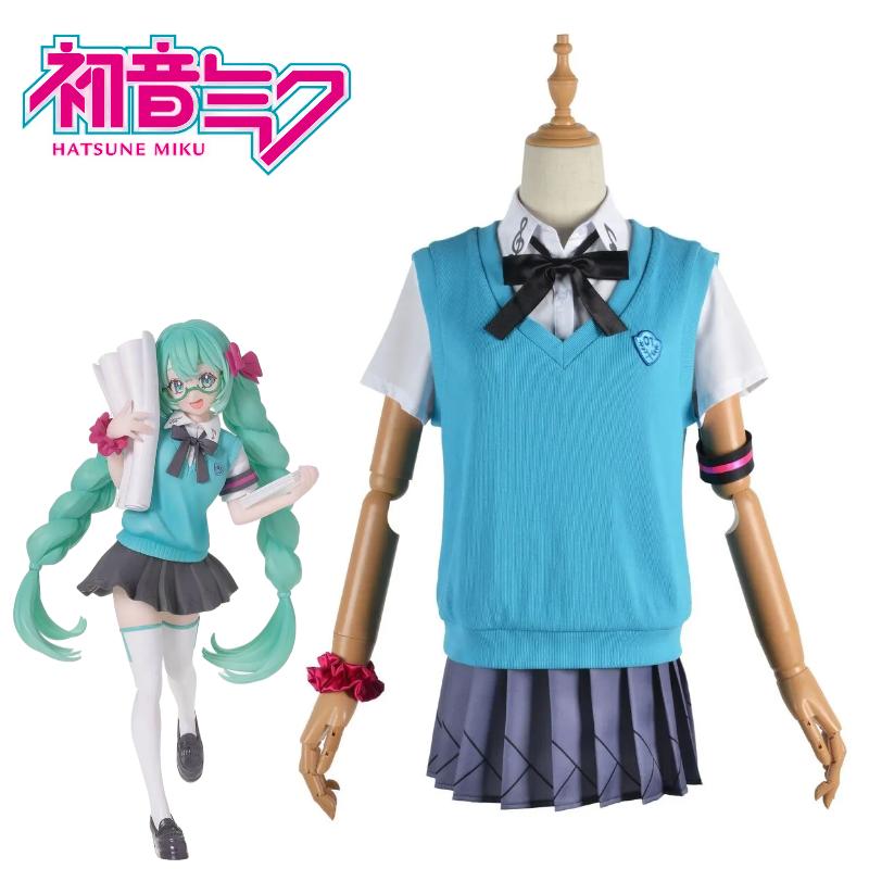 Miku 16th Hatsune Anniversary Cosplay Jk Uniform Costume Party Outfit Halloween