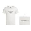 EMPORIO ARMANI Logo Embroidered Crewneck T Shirt 3D1TD4-1JUVZ-01A8