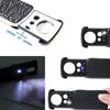 Slide Out LED Magnifying Glass 30X 60X 90X with UV Light Jewelry Loupe Magnifiers for Jewelry Coins Stamps & Antiques