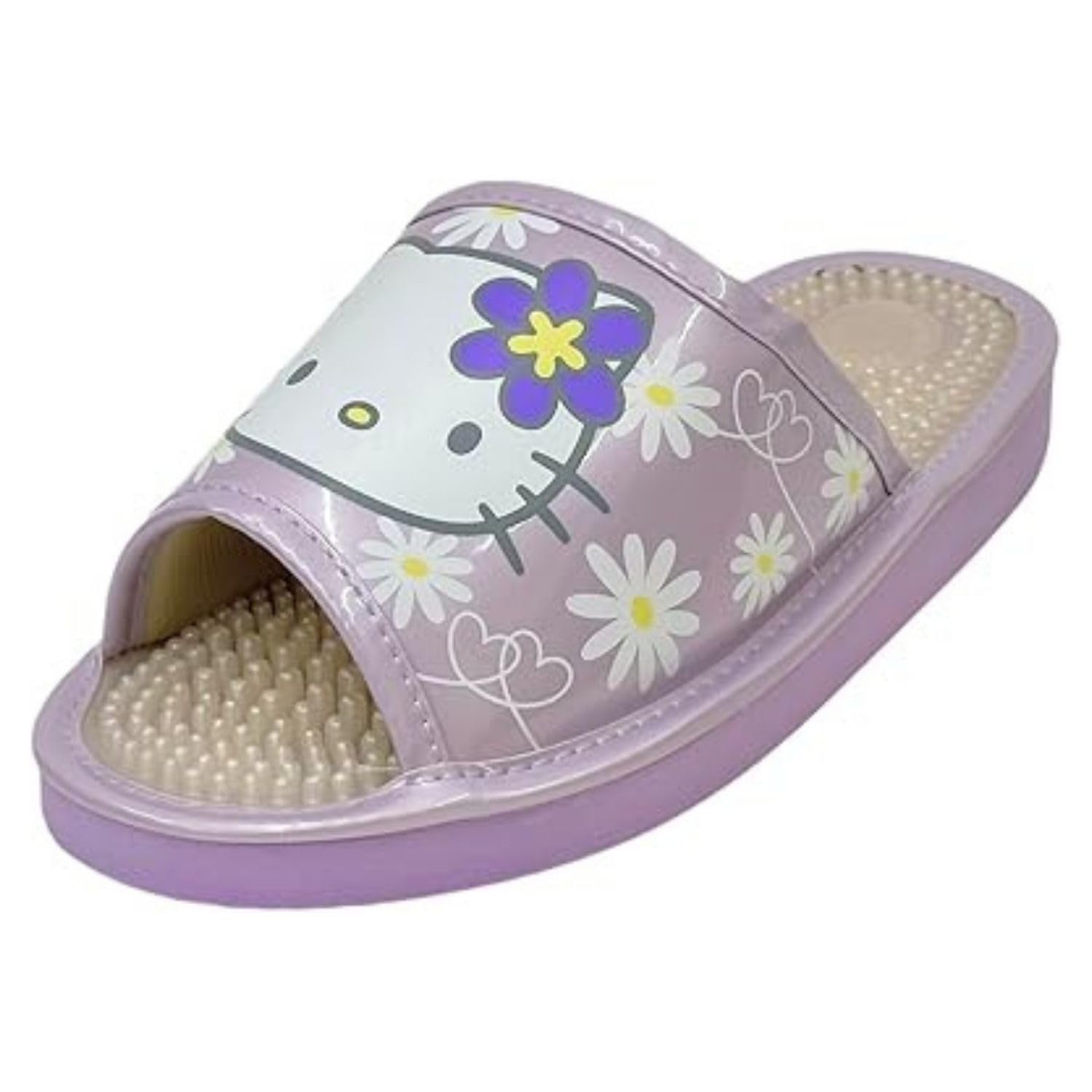 Sanrio Hello Kitty Health Sandals Relaxed LL Multi-Corporation Women s Slippers, Fit, Purple, (approx. 25cm) SA-4193G фиолетовый