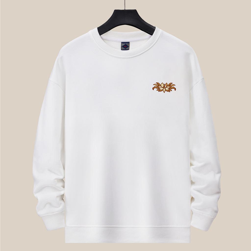 Autumn Winter Men's Round Neck Sweatshirt China-Chic Loose Large Size Fashion Long Sleeve Hoodies Women Top