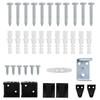 Black Venetian Blind 150 x 120 cm 25 mm PVC