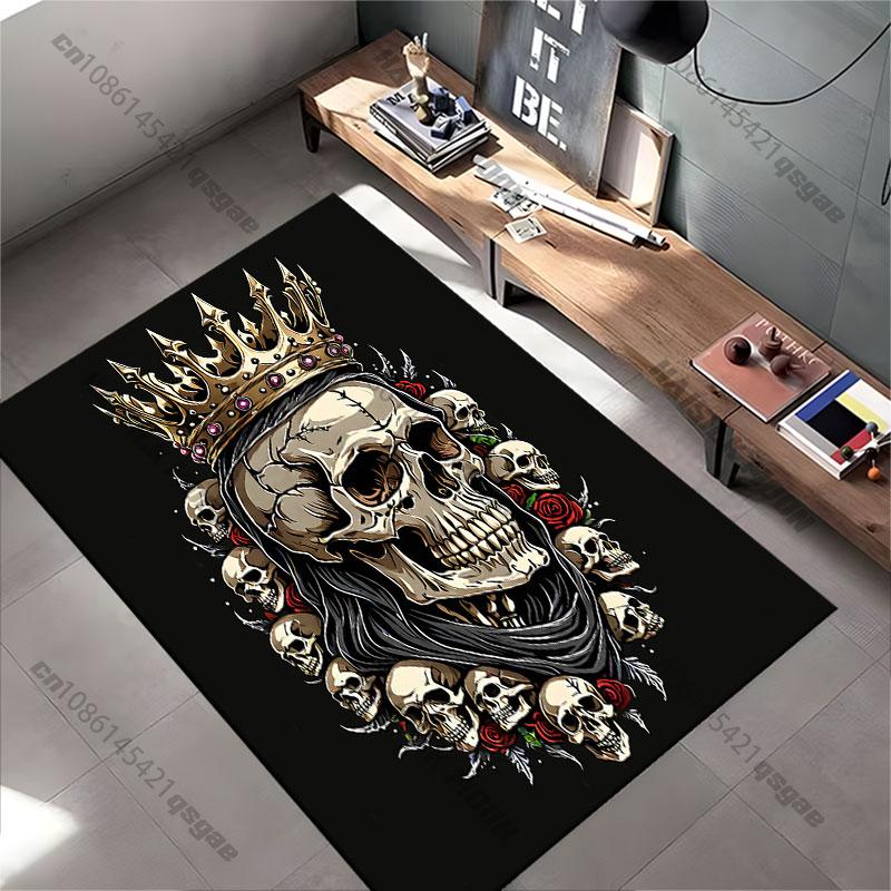 Death royalty power and decay carpet Yoga living room room decor children's crawling mat doormat area rug games mat