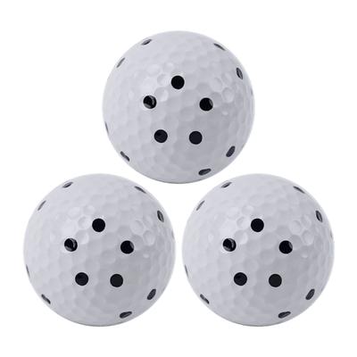 3ks Indoor Simulators Speciální Golfové Míčky 6 Stranný Vzor s 5 Tečkami Golfový Míček Pro Analýzu Švihu Indoor Venkovní Trénink