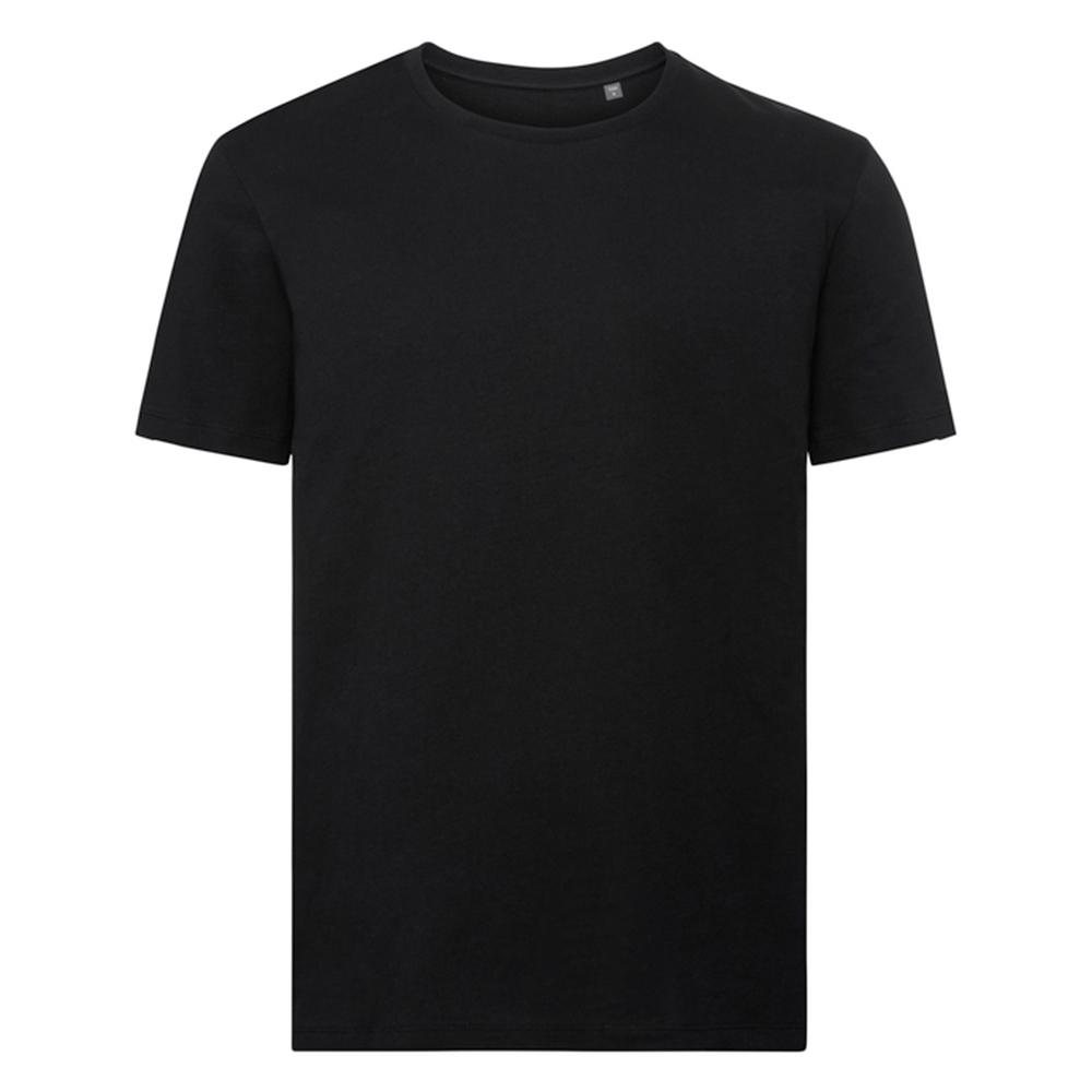Russell Pure Organic Mens Plain T-Shirt
