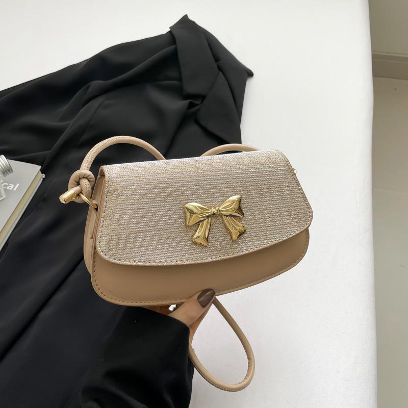 

Красивый бант тренд повседневная маленькая квадратная сумка новая простая модная на плечо подмышку женская хаки