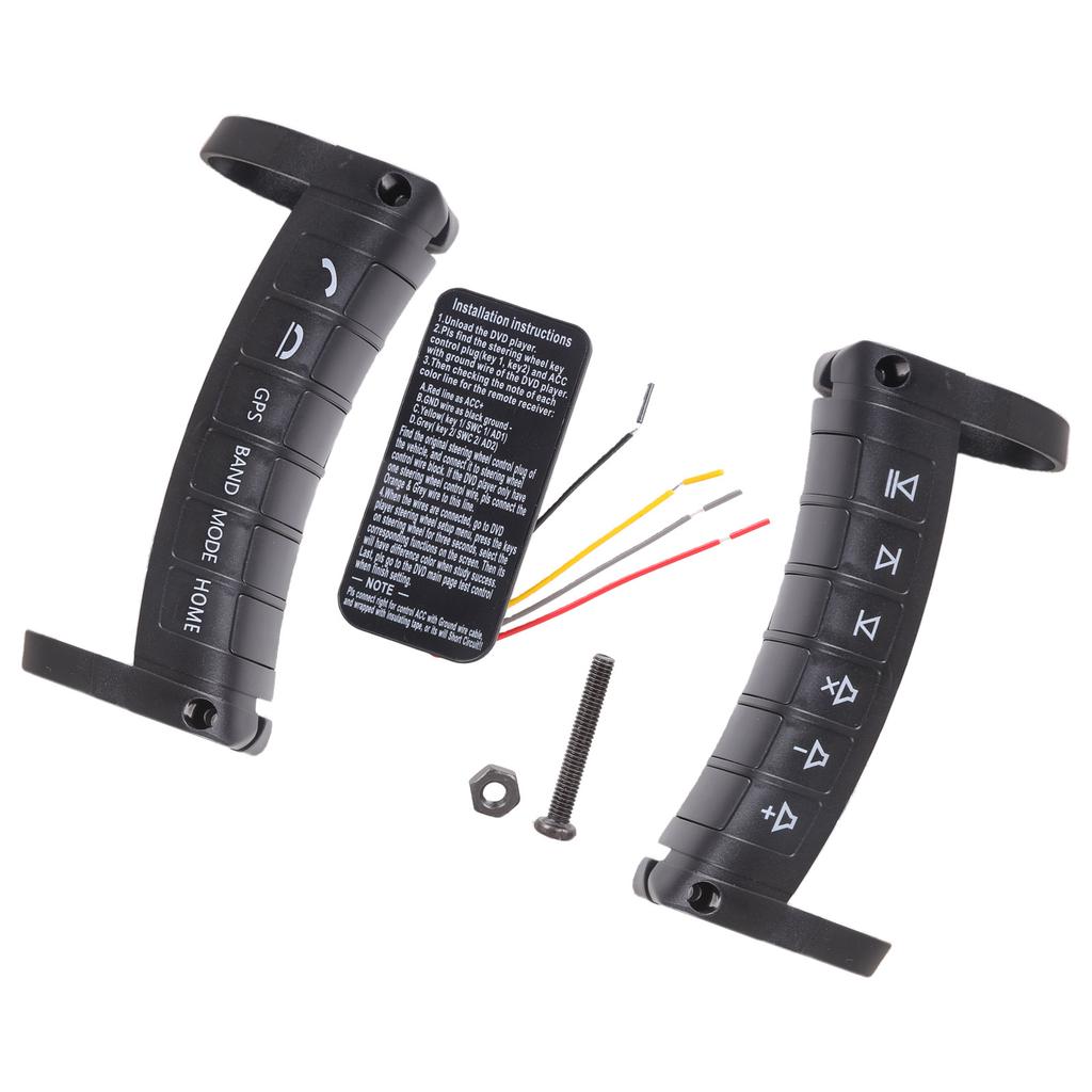 Compact Car Steering Wheel Accessory Remote Control Car Steering Wheel Command Unit Car Spare for Multimedia Devices