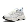Anta Chenyu Non-Slip Lightweight Increased Height Low-Top Casual Shoes Women Sneaker White Gray Dust-Blue 922548802-3