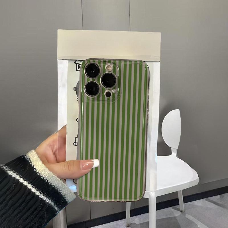 

Colorful Stripes Print Clear Phone Case for iPhone 17 Pro Max 16 15 Pro 14 13 12 11 XR XS 17Air 16 Plus Silicone Back Cover iPhone17 Pro Max
