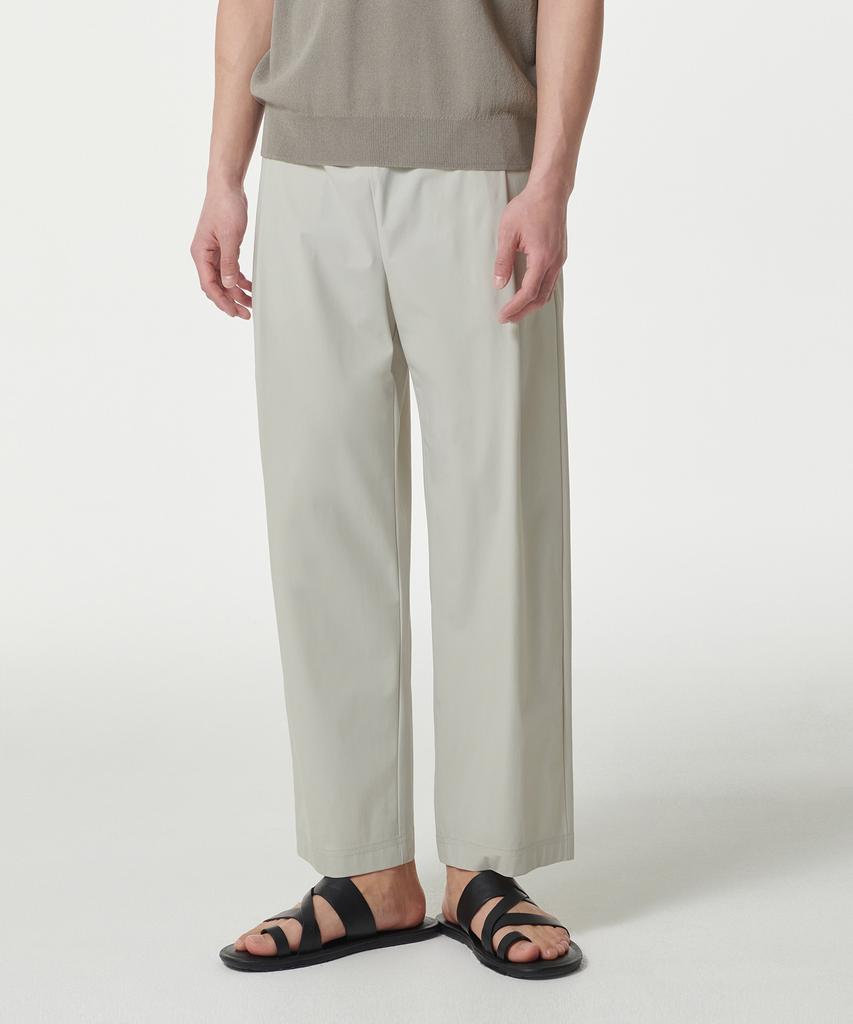 Musinsa Standard Cooling Loose Tapered Elastic Waist Pants [Dusty Cream]