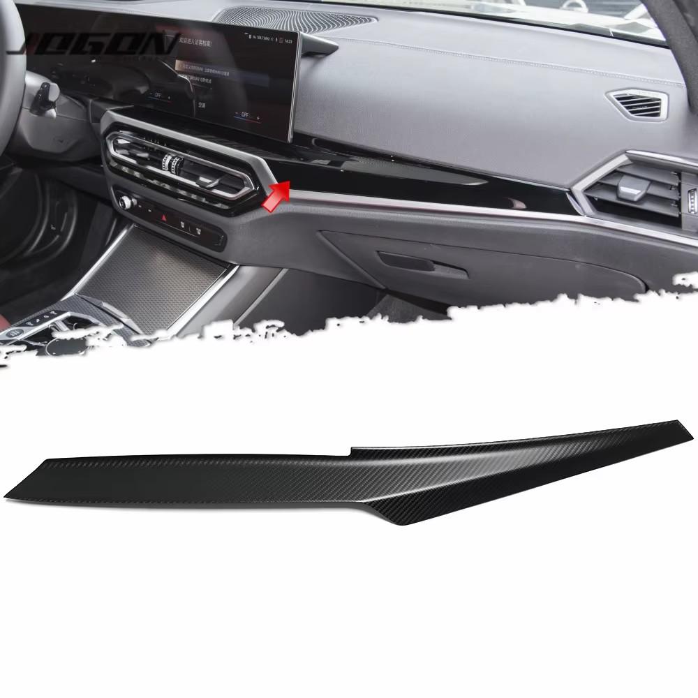 For BMW G20 G21 G22 G23 3 4 Series 2025-2025 Real Carbon Fiber Central Control Dashboard Console Interior Trim Accessories