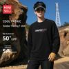 MINISO Men's Colorblock Long-Sleeve Quick-Dry T-Shirt