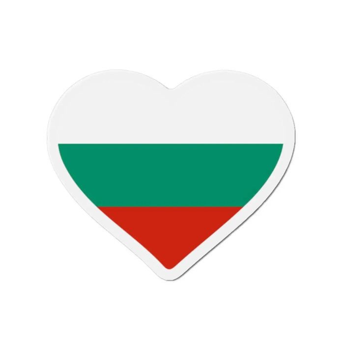 Aimant Coeur Drapeau Bulgarie - Multicolore - 6 cm - 50 pièces - Résine synthétique - Mixte