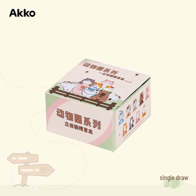 AKKO Zoo 3D Keycap Blind Box: Cute Cat Series for Girls