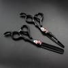 6.0 Inch Freelander, Black Paint, Hair Scissors, Hair Scissors, Flat Scissors, Bangs Scissors, Tooth Scissors, Thin