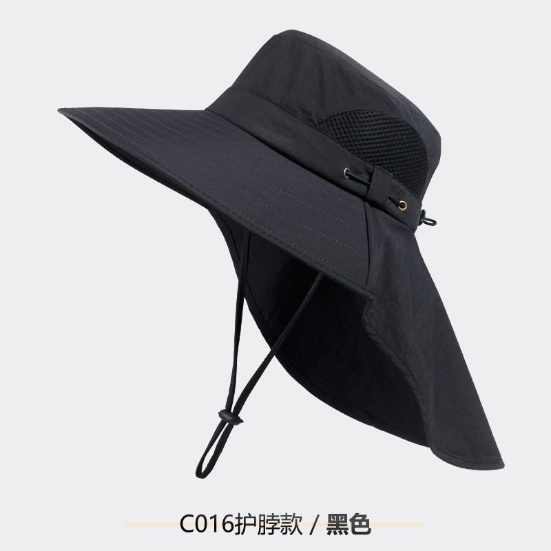 Men Women UV Protection Sun Hat With Wide Brim Breathable Fishing Cap Hiking Outdoor Travel